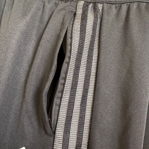 Adidas Aeroready Black Athletic Training Three Stripes Jogger Pants Medium - Picture 8 of 8